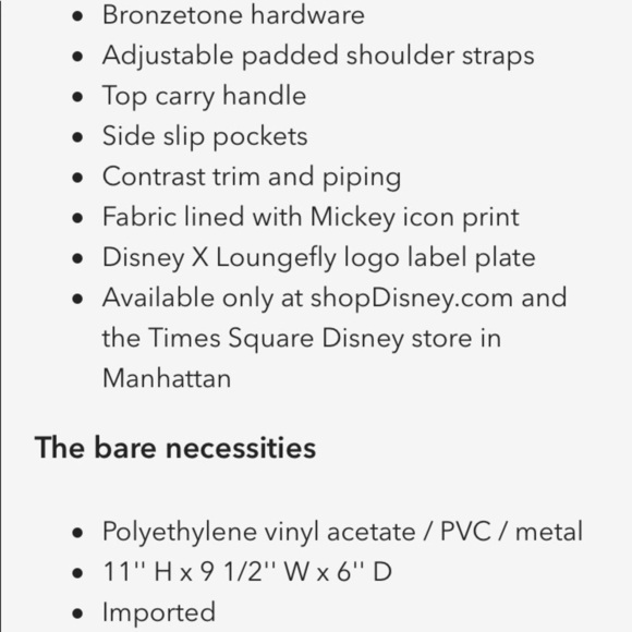 Statue of Liberty Backpack by Loungefly - Picture 5 of 7